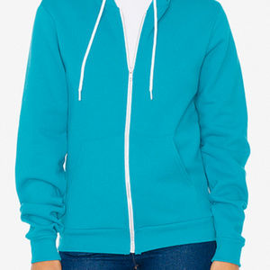 American Apparel Unisex Flex Fleece Zip Hoodie